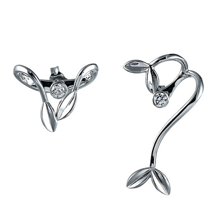 Асимметричные серьги