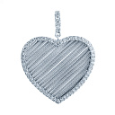 Подвеска из серебра с фианитом