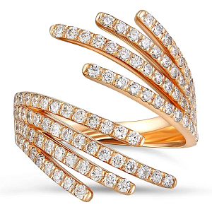 Кольцо из золота с бриллиантами