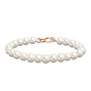 Браслет из красного золота с жемчугом