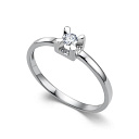 Кольцо из белого золота