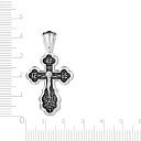 Крест ручной работы из серебра