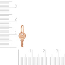 Подвеска из красного золота