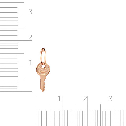 Подвеска из красного золота