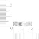 Кольцо обручальное с алмазной гранью