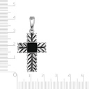 Подвеска из серебра с агатом