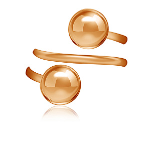 Кольцо из красного золота