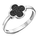 Кольцо из серебра с фианитами