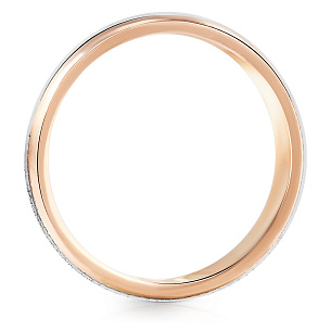 Кольцо обручальное вращающееся без вставок