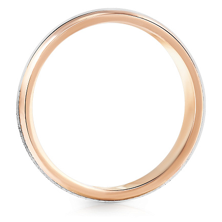 Кольцо обручальное с крутящимся элементом