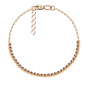 Браслет декоративный из красного золота