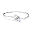 Браслет декоративный из белого золота с бриллиантами