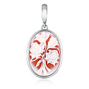 Подвеска из серебра с агатом