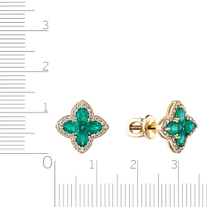 Серьги Пусеты