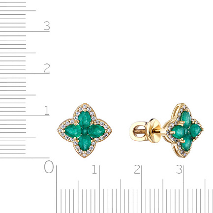 Серьги Пусеты