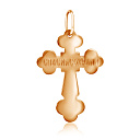 Крест из красного золота