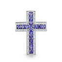 Подвеска из серебра с фианитом