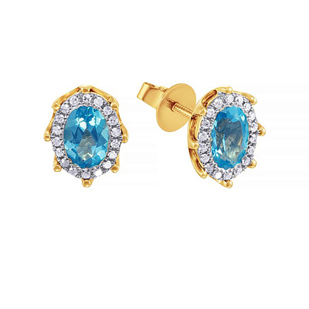 Серьги Пусеты