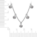 Колье из красного золота с бриллиантами