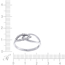 Кольцо из белого золота с бриллиантами