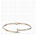 Браслет из красного золота