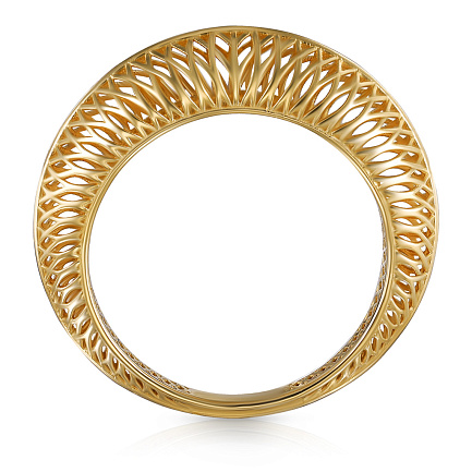 Кольцо из желтого золота