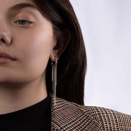 Серьги из серебра