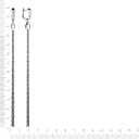 Серьги с английским замком из серебра