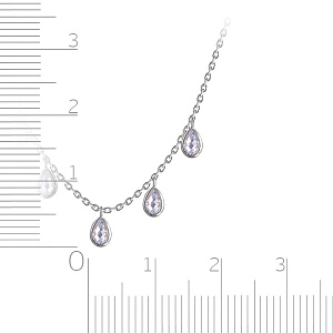 Колье из серебра