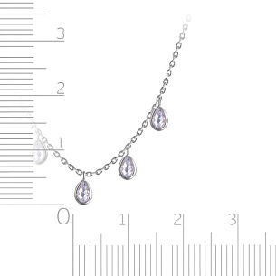 Колье из серебра