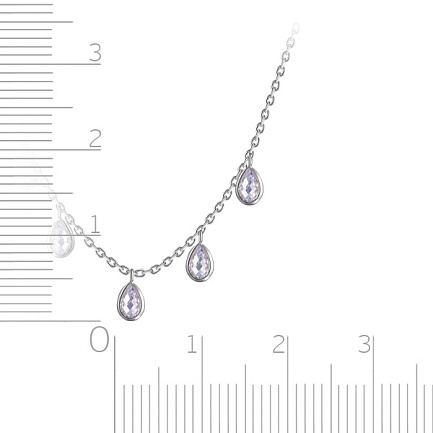 Колье из серебра