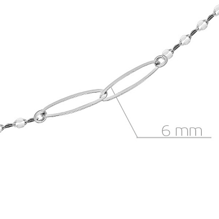 Колье из серебра