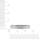 Кольцо из белого золота с бриллиантами