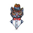 Брошь из серебра