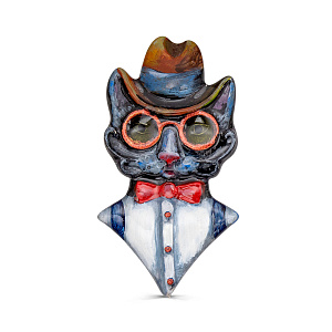 Брошь из серебра