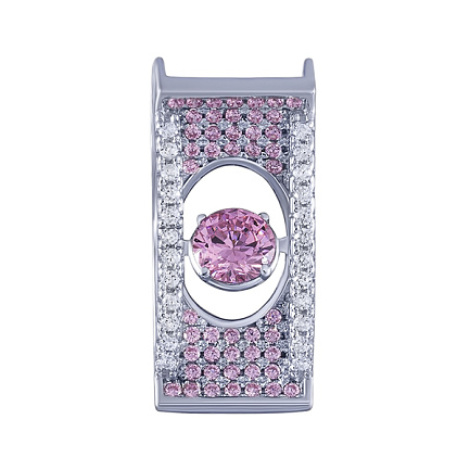 Подвеска из серебра с фианитом