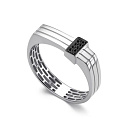 Кольцо из белого золота с бриллиантами