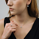 Колье из белого золота с бриллиантами