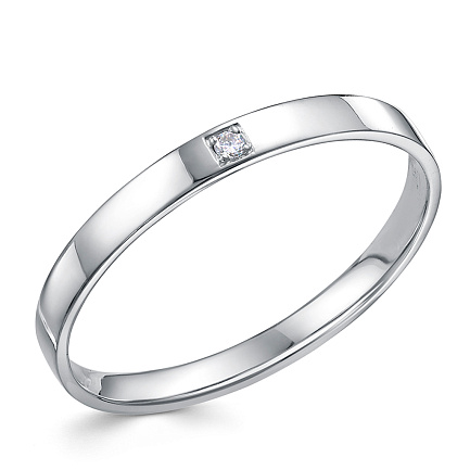 Кольцо из платины с бриллиантом