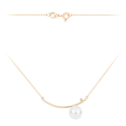 Колье из красного золота