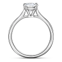 Кольцо из белого золота с бриллиантом