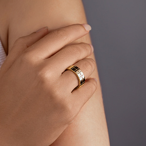 Кольцо из желтого золота