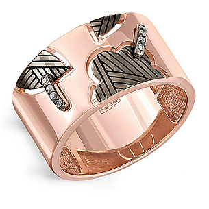 Кольцо из  золота с бриллиантами