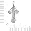 Крест из белого золота