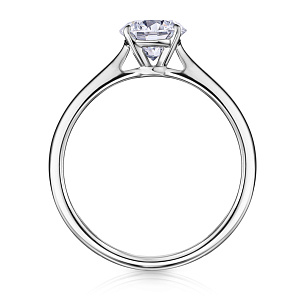 Кольцо из белого золота