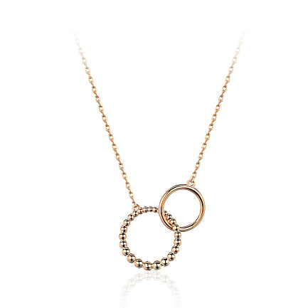 Колье из красного золота