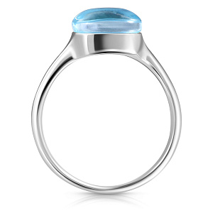 Кольцо из белого золота