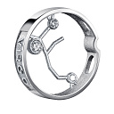 Подвеска из белого золота