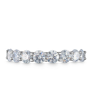 Кольцо из серебра с цирконием