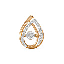 Подвеска из красного золота